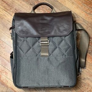 PAPERCLIP WILLOW Diaper Bag Backpack Mobile Changing Pad w/ Adjustable Straps!